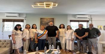 Επίσκεψη της Δημάρχου του Magdacesti Μολδαβίας στο Δημαρχείο Ι.Π. Μεσολογγίου